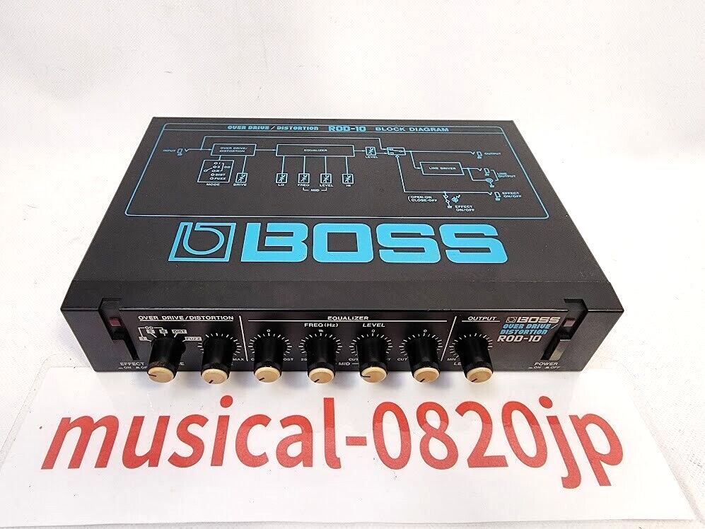 BOSS ROD-10 Over Drive Distortion Micro Rack Guitar Effects | eBay