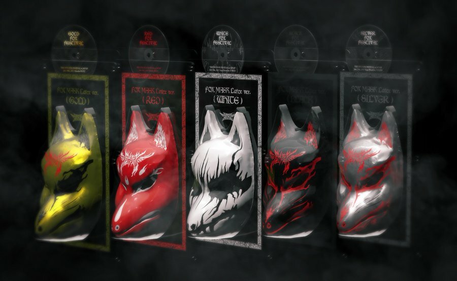 BABYMETAL The Chosen 500 The Five Fox Festival DVD Mask Set The