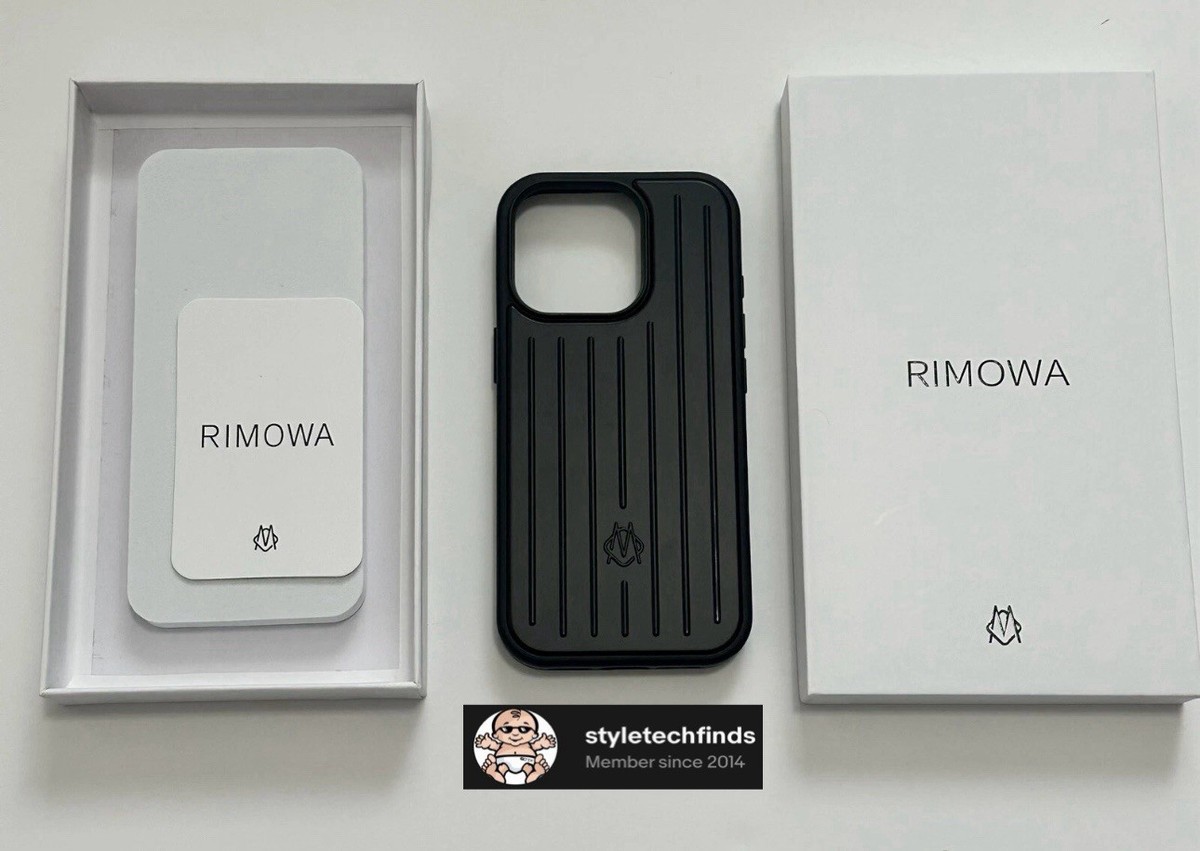 Rimowa Iphone Case Aluminum For Iphone 16 PRO Black ⭐️U.S SELLER