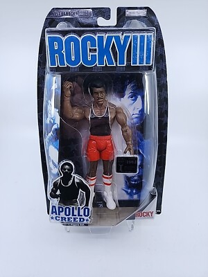 2 Jakks Pacific Apollo Creed Beach Training Gear Rocky III Figure