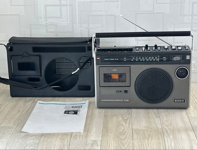 Sony CF-1980 Portable Radio Cassette Player Boombox FullyFunction