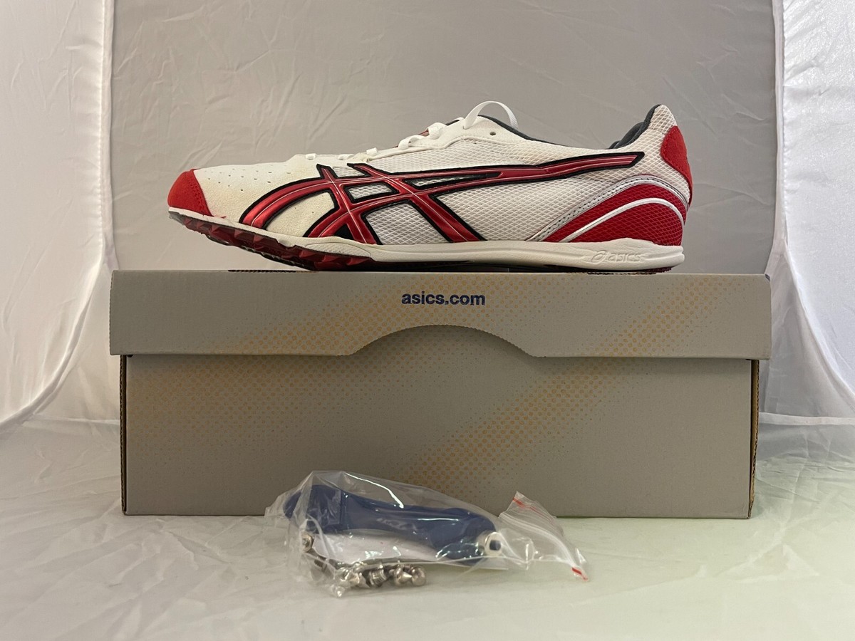 ASICS Men's Japan Thunder 3 Distance Spike 2010 White/Red/Silver