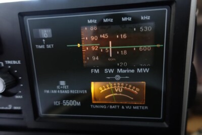 SONY Shortwave Radio ICF-5500 Sky sensor 3 band Receiver FM MW SW