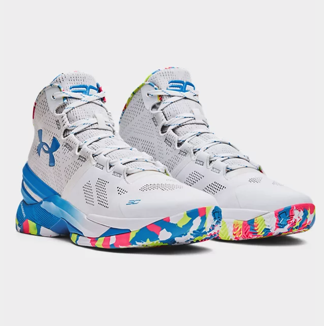 Under Armour Curry2 Retro Splash Party Basketball Shoes 3026282