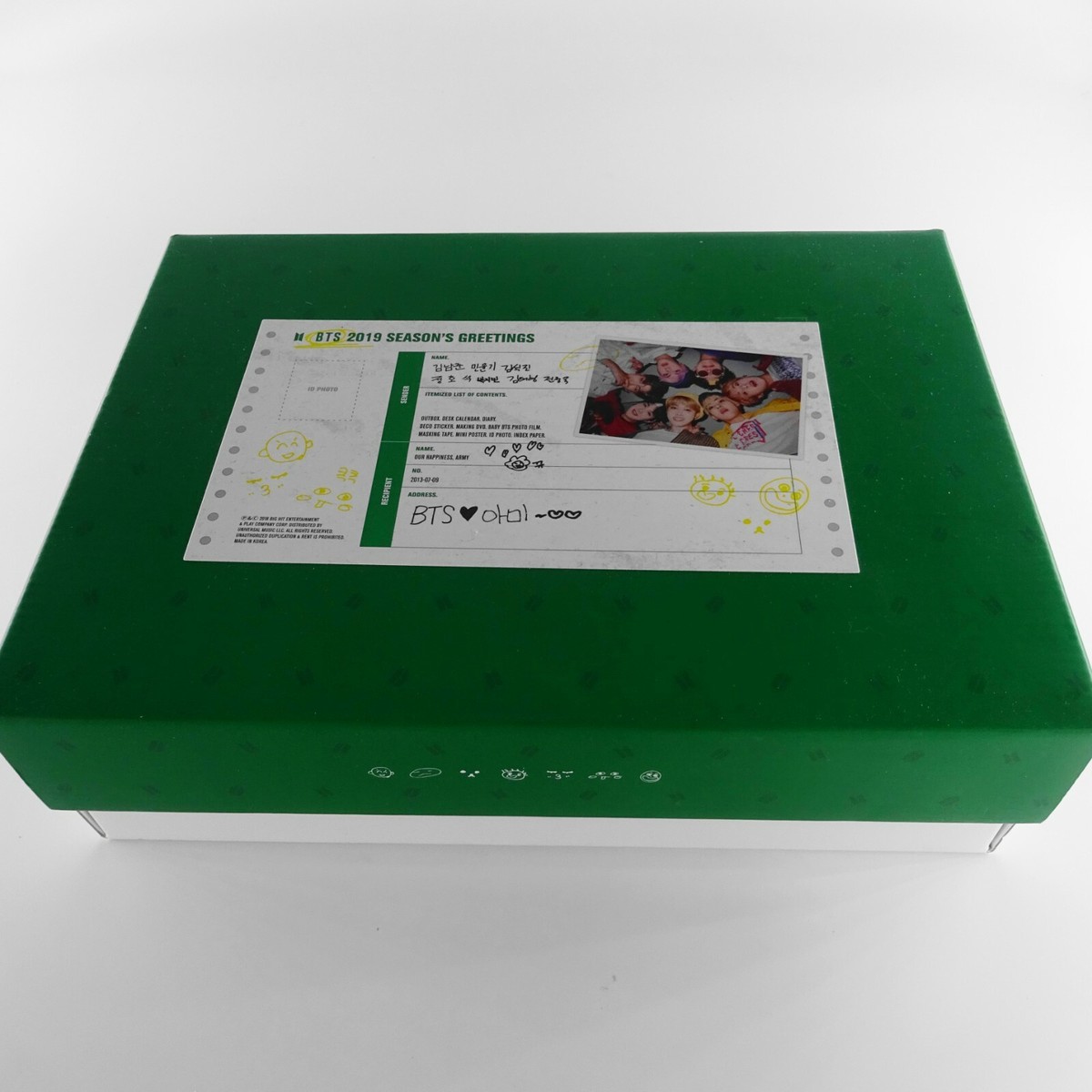 BTS 2019 Season's Greetings DVD+GOODS OUR HAPPINESS ARMY | eBay