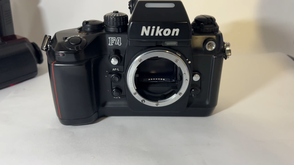 Nikon F4 SLR Black Body 35mm Film Camera from Japan NEAR MINT 1124