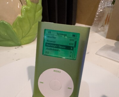 Modded 256GB Grade A Green iPod Mini 2nd Gen - Green Backlight