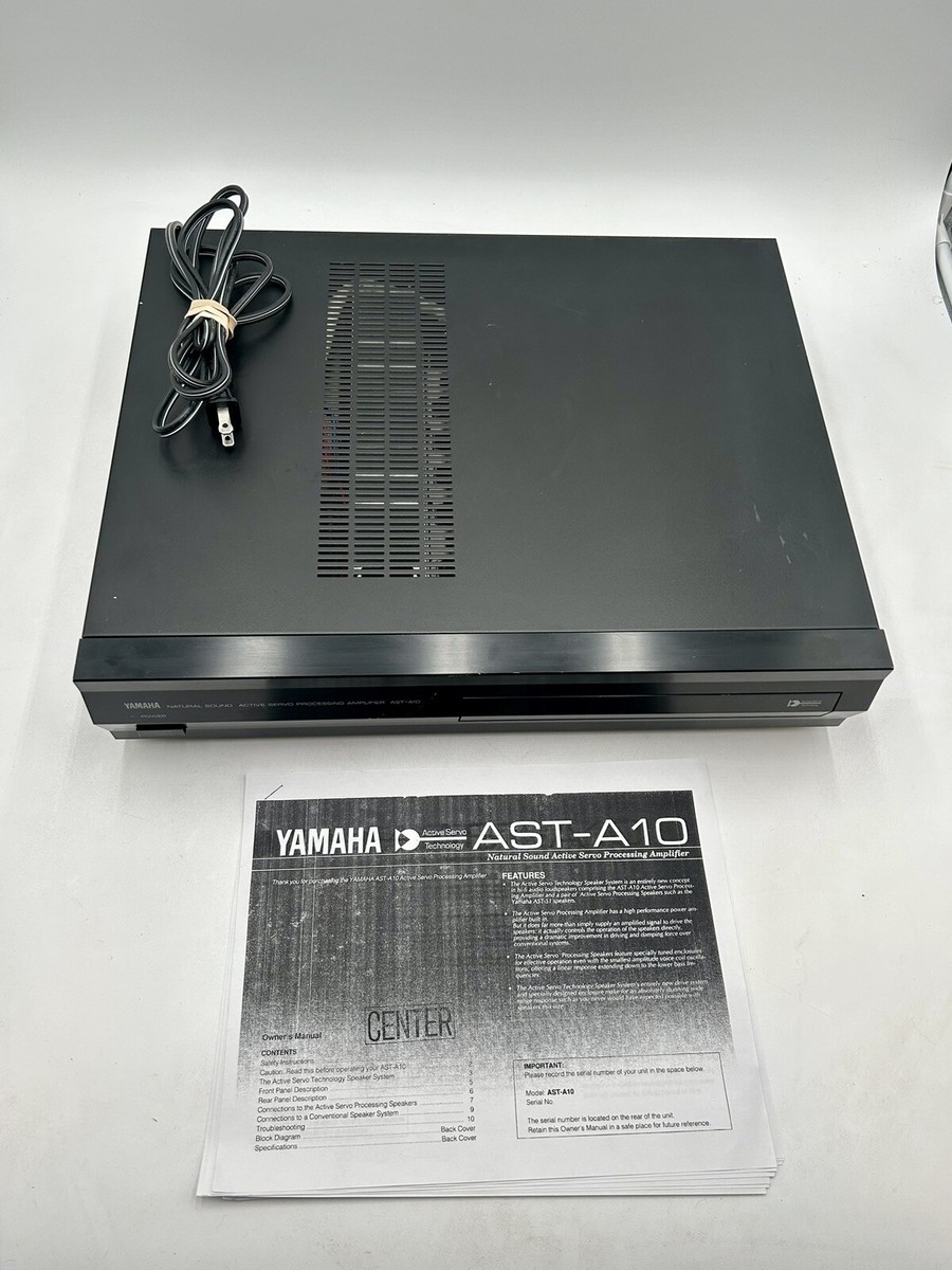 1989 Yamaha AST-A10 Active Servo Processing Power Amplifier & AST
