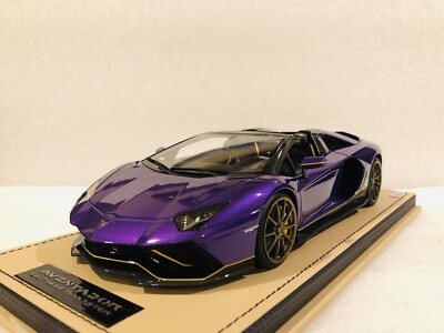 1/18 Mr Collection Lamborghini Aventador Ultimae Roadster Viola