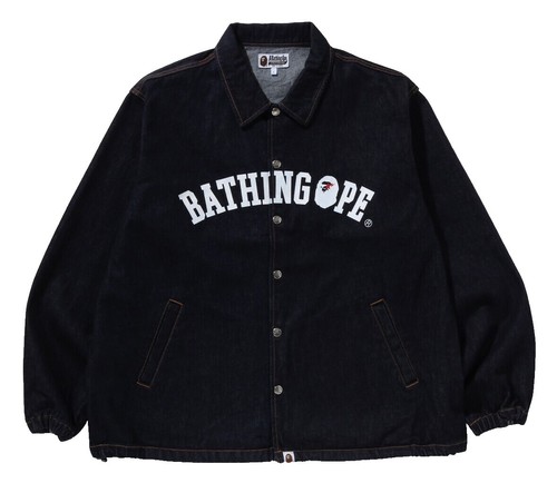 A BATHING APE x NEIGHBORHOOD Varsity Jacket Blue | eBay
