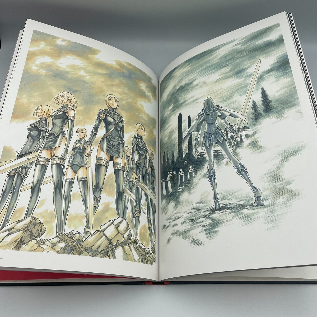 Norihiro Yagi Claymore Illustrations Memorabilia Art Book FROM