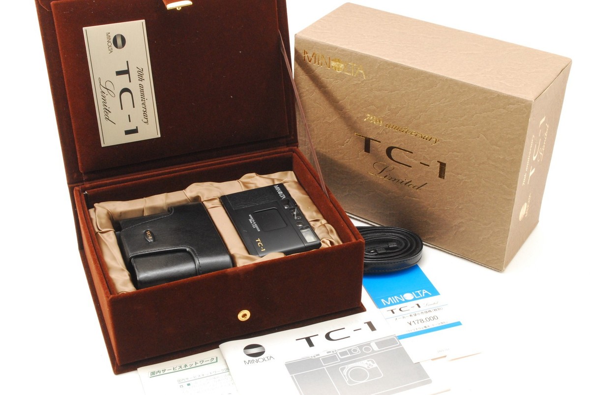 TOP MINT】 Minolta TC-1 Limited 70th Limited Black 35mm Film