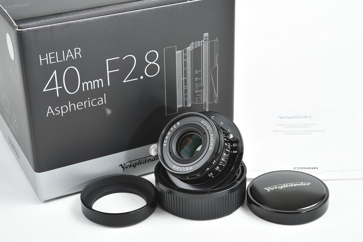 Voigtlander Heliar 40mm f2.8 Aspherical VM Black From Japan