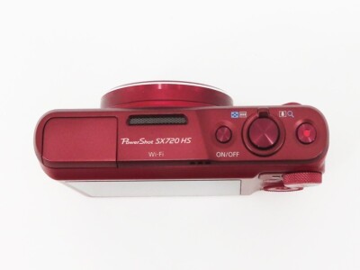 Digital Camera Canon PowerShot SX720 HS Red 20.3MP 40x Wi-Fi CMOS