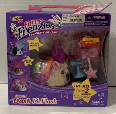 Rare 2010 FurReal Friends Furry Frenzies DASH McFLASH - New In Box
