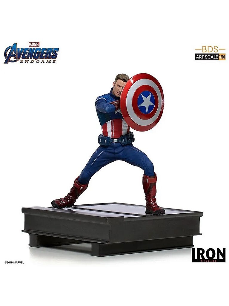 Iron Studios 1/10 CAPTAIN AMERICA Avengers Endgame Marvel w/Art