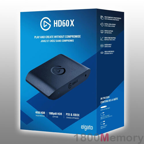 Elgato Game Capture HD60 X External Card Gaming Recorder HDMI PS5