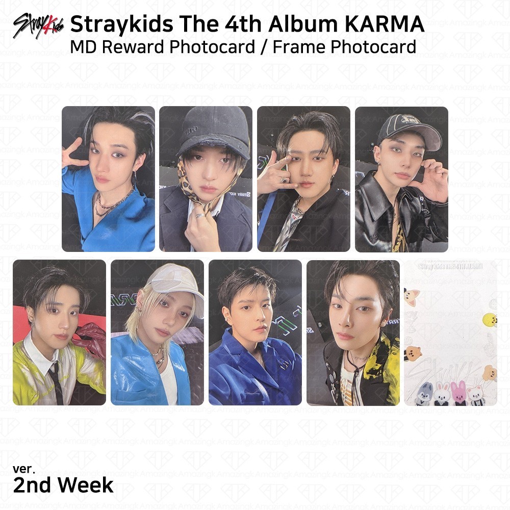 Stray Kids 4th Album Karma POP-UP STORE 2nd Week MD Reward Benefit