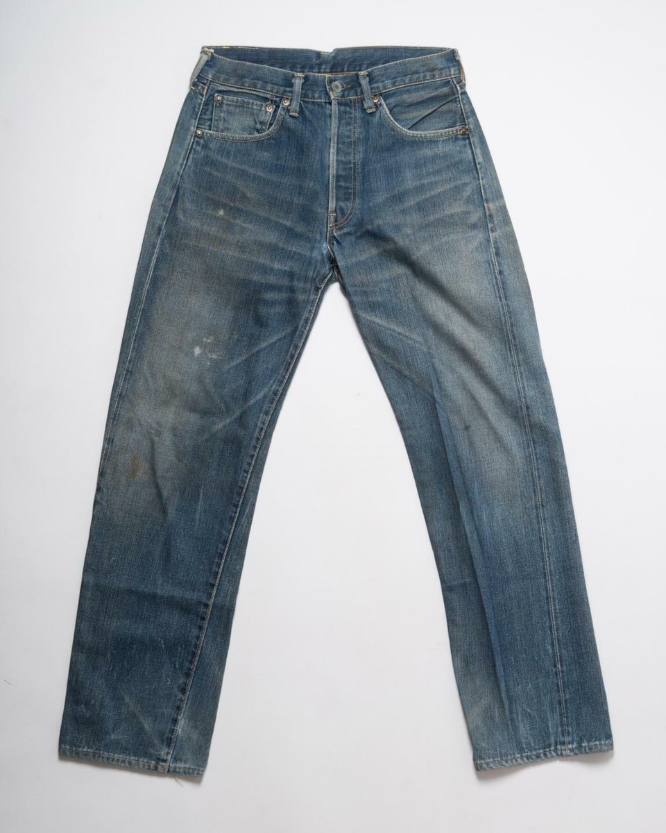 Levi's Vintage Clothing LVC 501 1966 Selvedge Denim Blue Jeans Big