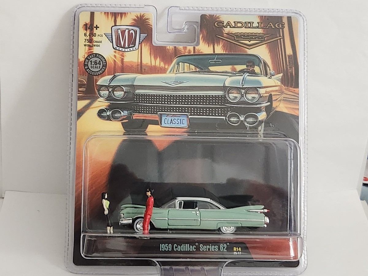 M2 Machines 59 Cadillac Series 62 R14 Auto-figs Diorama 1/64 | eBay