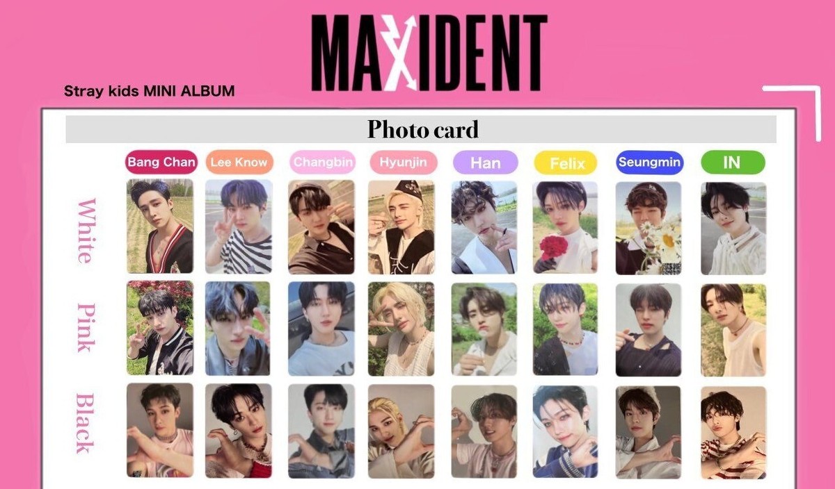STRAY KIDS Mini Album 'MAXIDENT' OFFICIAL PHOTO CARD | eBay