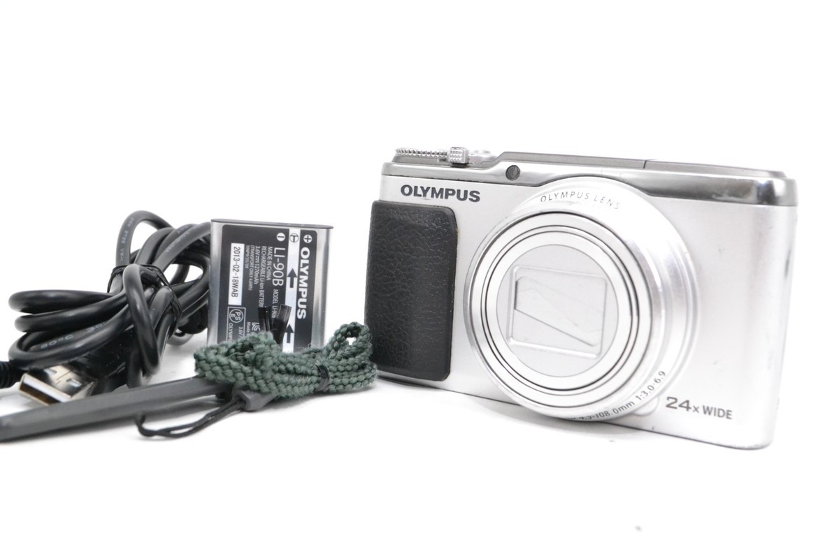 Olympus Stylus SH-60 Silver 16.0MP Compact Digital Camera 24x Zoom