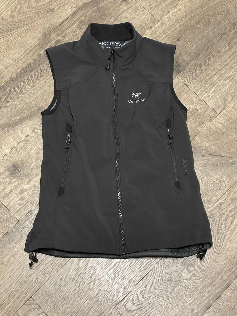 Arc'teryx Venta WindStopper Soft Shell Full ZIP Vest Black Women's