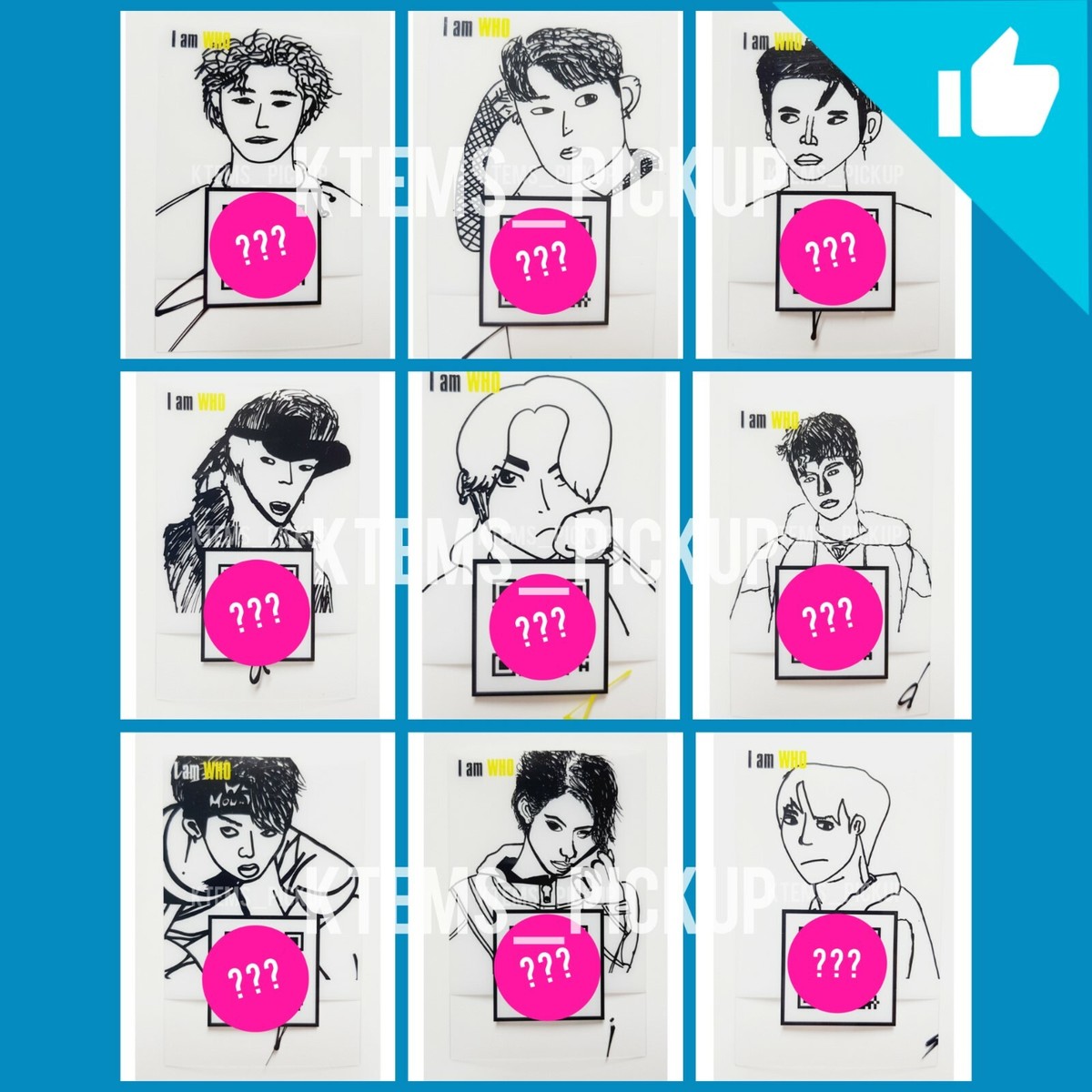 Stray Kids photocard I am who album official photo card : clear