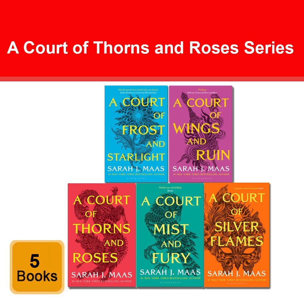 A Court of Thorns and Roses series 5 Books Collection Set by Sarah