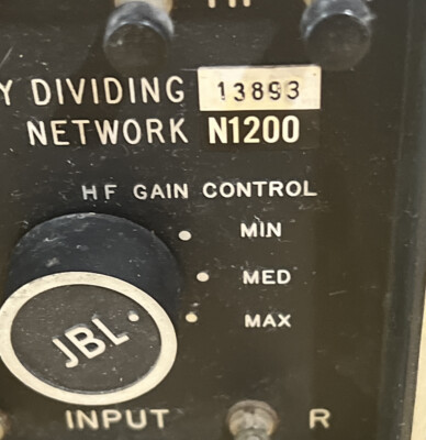 JBL N1200 Crossovers Networks SINGLE | eBay