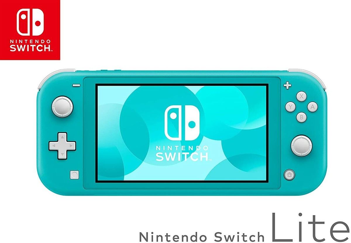 Nintendo Switch Lite Game Console Bundle Gray Yellow Turquoise