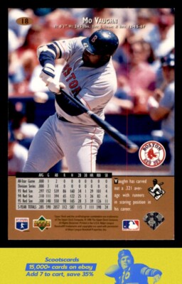 1996 Upper Deck Mo Vaughn (W/Greg Vaughn) #18 Boston Red Sox | eBay