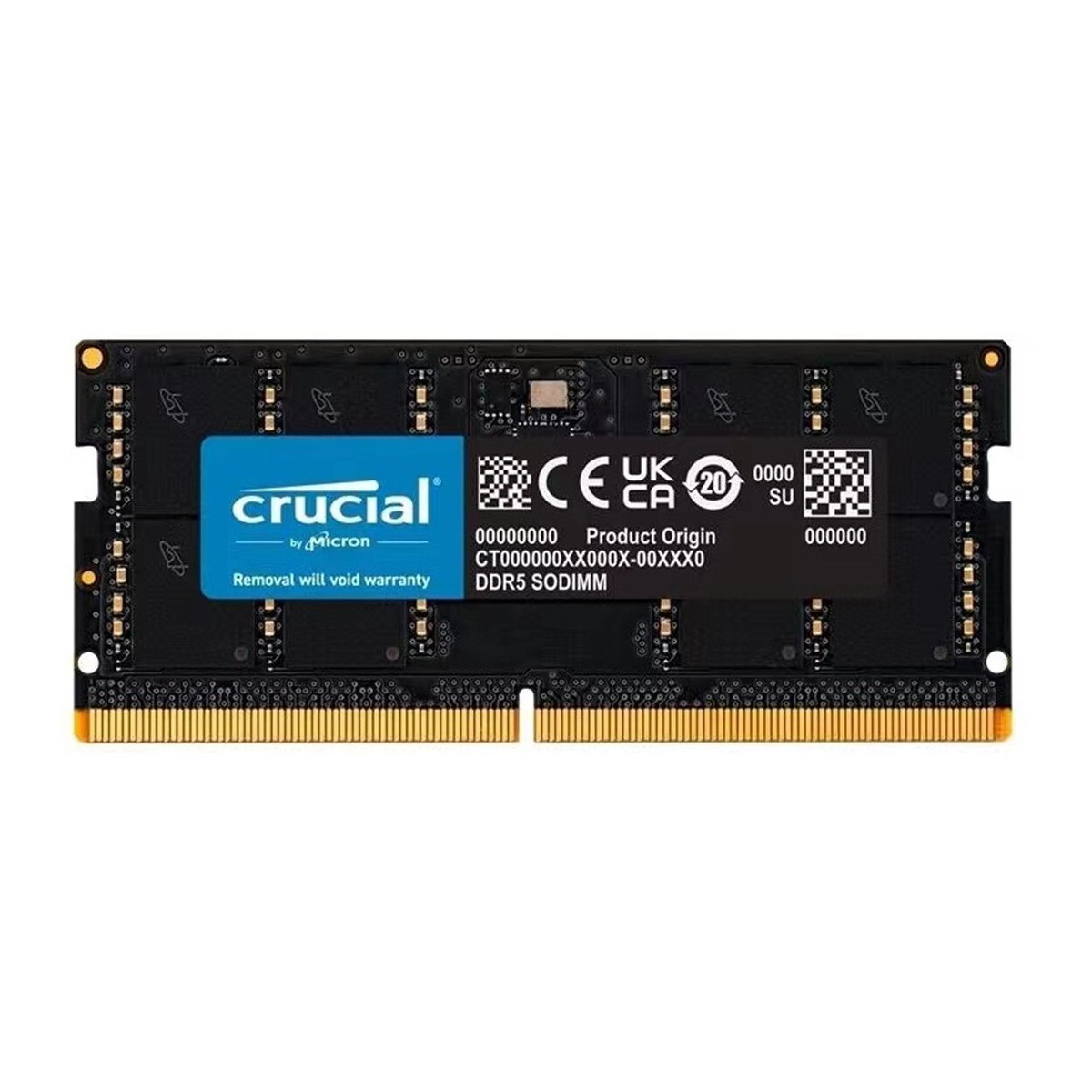 New Crucial 16GB DDR5 5600MHZ PC5-44800 Laptop SODIMM Memory Ram