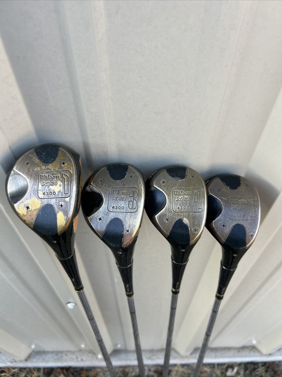 Wilson X31 Wood Set 1,3,4,5 4300 Laminate Persimmon Regular Steel