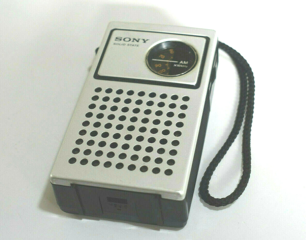 Rare! 1975 SONY SOLID STATE AM TRANSISTOR RADIO TR-4170 Working