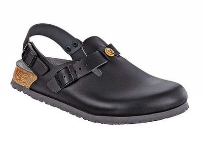 Birkenstock Tokio Tokyo Leather Work Shoes Clogs Super Grip unisex