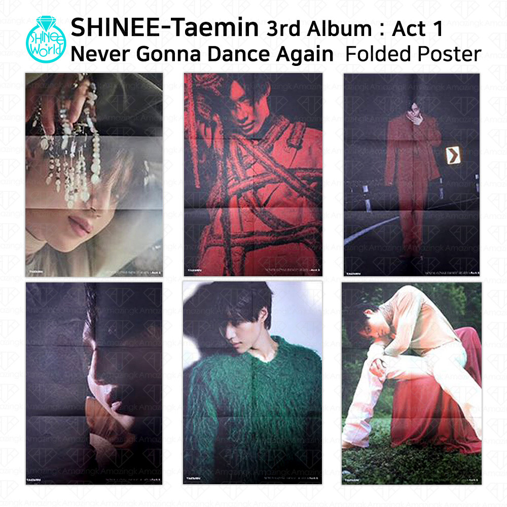 SHINee Taemin 3nd Album Act 1 Never Gonna Dance Again Folded