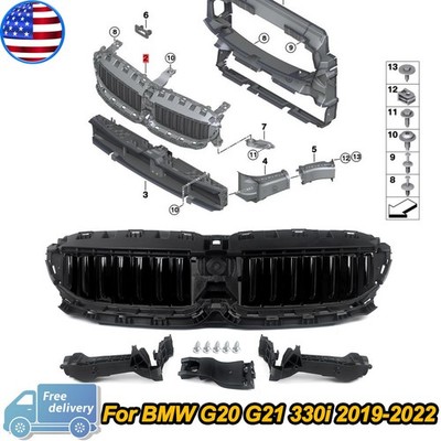 For BMW G20 G21 G28 51749465188 FRONT RADIATOR GRILLE AIR SHUTTER