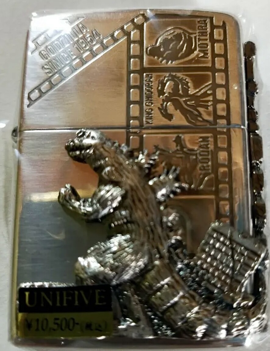 zippo GODZILLA2000 limited Edition銀古美 zippo GODZILLA2000