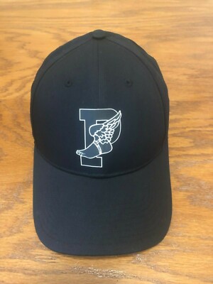NWT POLO RALPH LAUREN PWING STADIUM BLACK CAP 6 PANEL PRL PONY