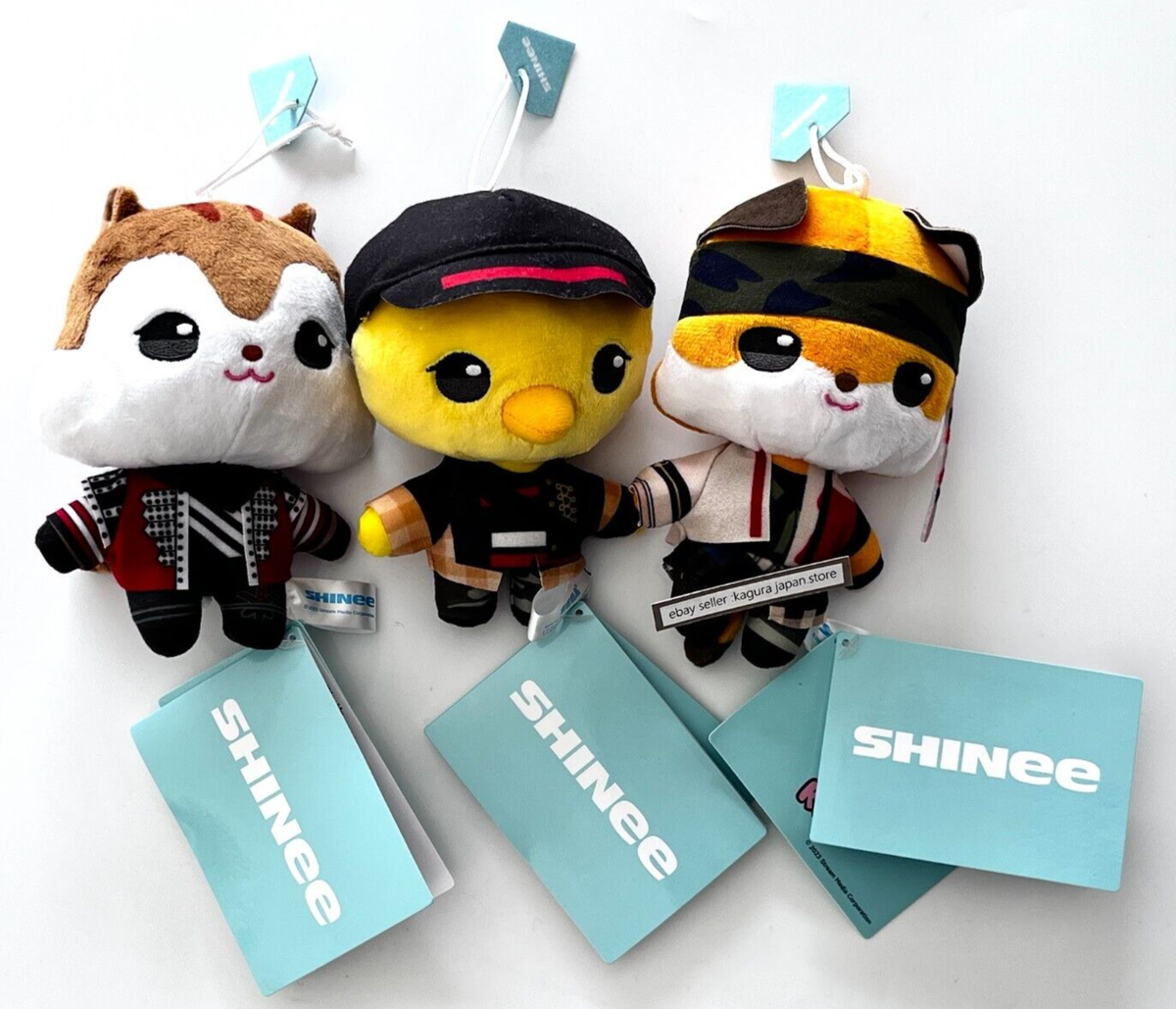 SHINee TAEMIN MINHO KEY ANIMAL COORDY Mini Stuffed Animal Plush
