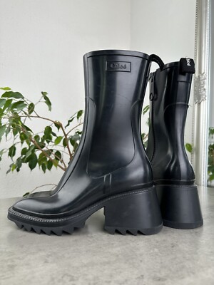 Chloe Betty Rain Boots Women`s Size 37 | eBay
