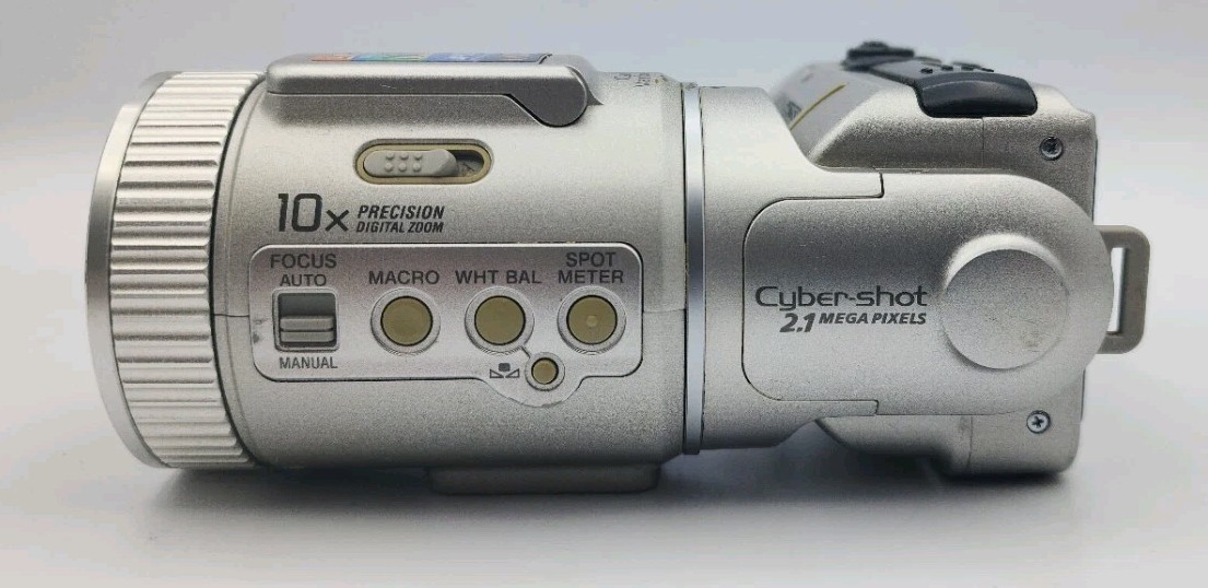 Sony Cyber-shot DSC-F505V 3.3MP Digital Camera - Silver for sale