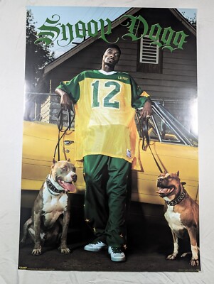Rare Original Snoop Dogg Long Beach Poly Vintage 2005 22.5 x 34