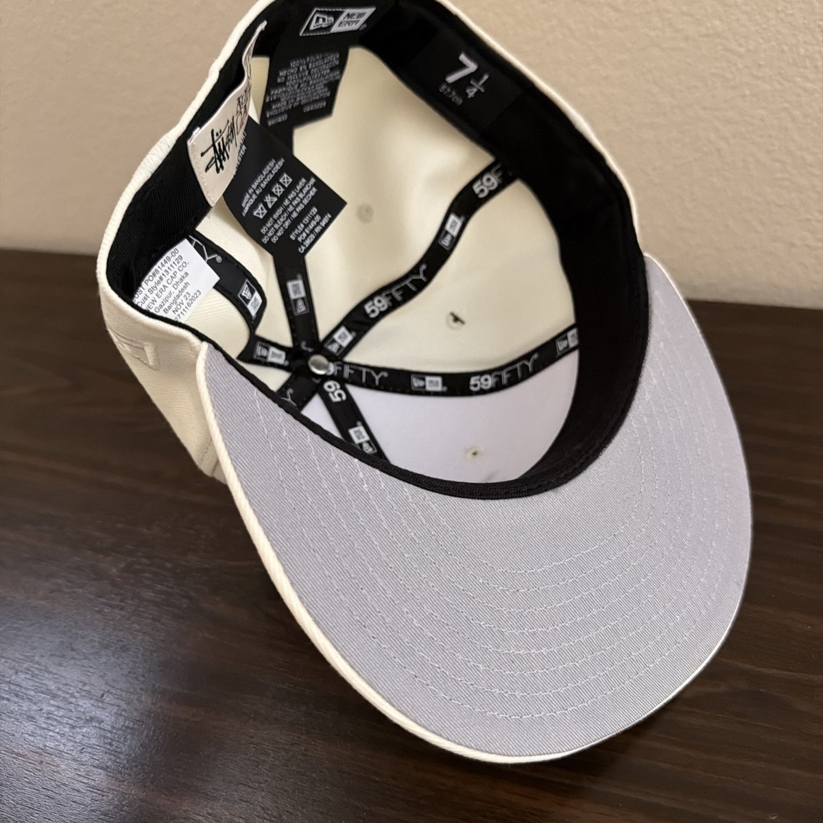 NWT Stussy 7 1/4 Hat New Era Stock 8 Eight Ball 59Fifty Cap Hat