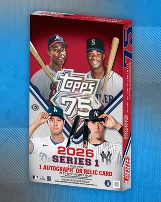 2026 Topps Series 1 Baseball Factory Sealed Hobby Box - PRESALE