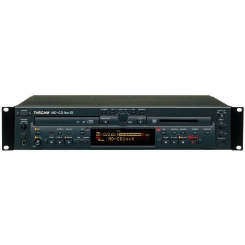 Tascam Combination Minidisc Recorder/CD Player MD-CD1MKIII AC100V
