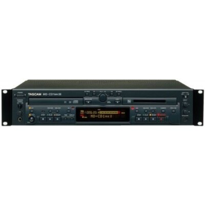Tascam Combination Minidisc Recorder/CD Player MD-CD1MKIII AC100V