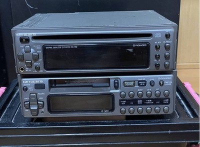 Pioneer KEH-P50 CDS-P60 1DIN CD cassette Deck Player Set Working