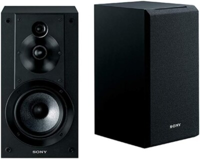 Sony SS-CS5 2 Way 100 W Bookshelf Speaker System - Black for sale